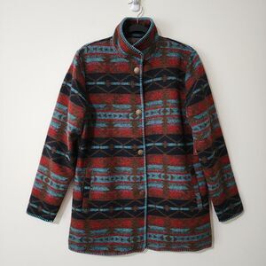 NWT Outback Trading Company Womens Button-Up Moree Jacket Tribal #29663 Size L